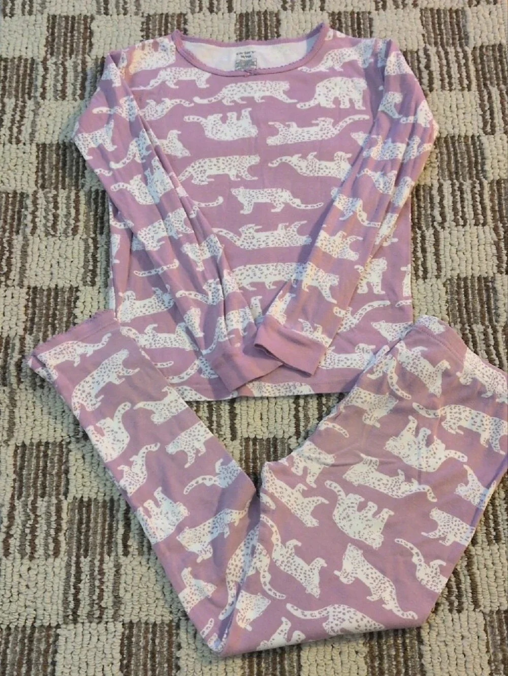 Carter's Lavender Girls 2-Pack Pajama Set💜🤍💜🤍
